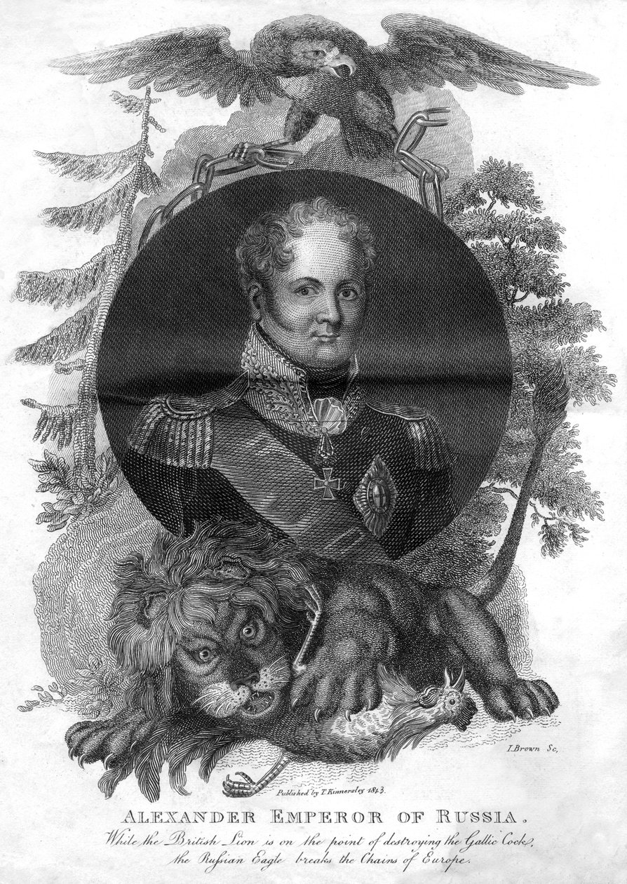 Alexander I, keiser av Russland 1777-1825, 1816. av I. Brown