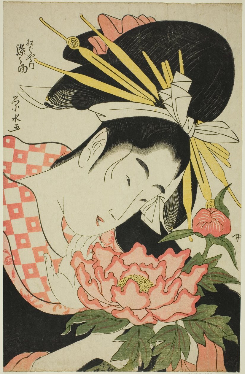 Courtesan Somenosuke fra Matsubaya av Ichirakutei Eisui