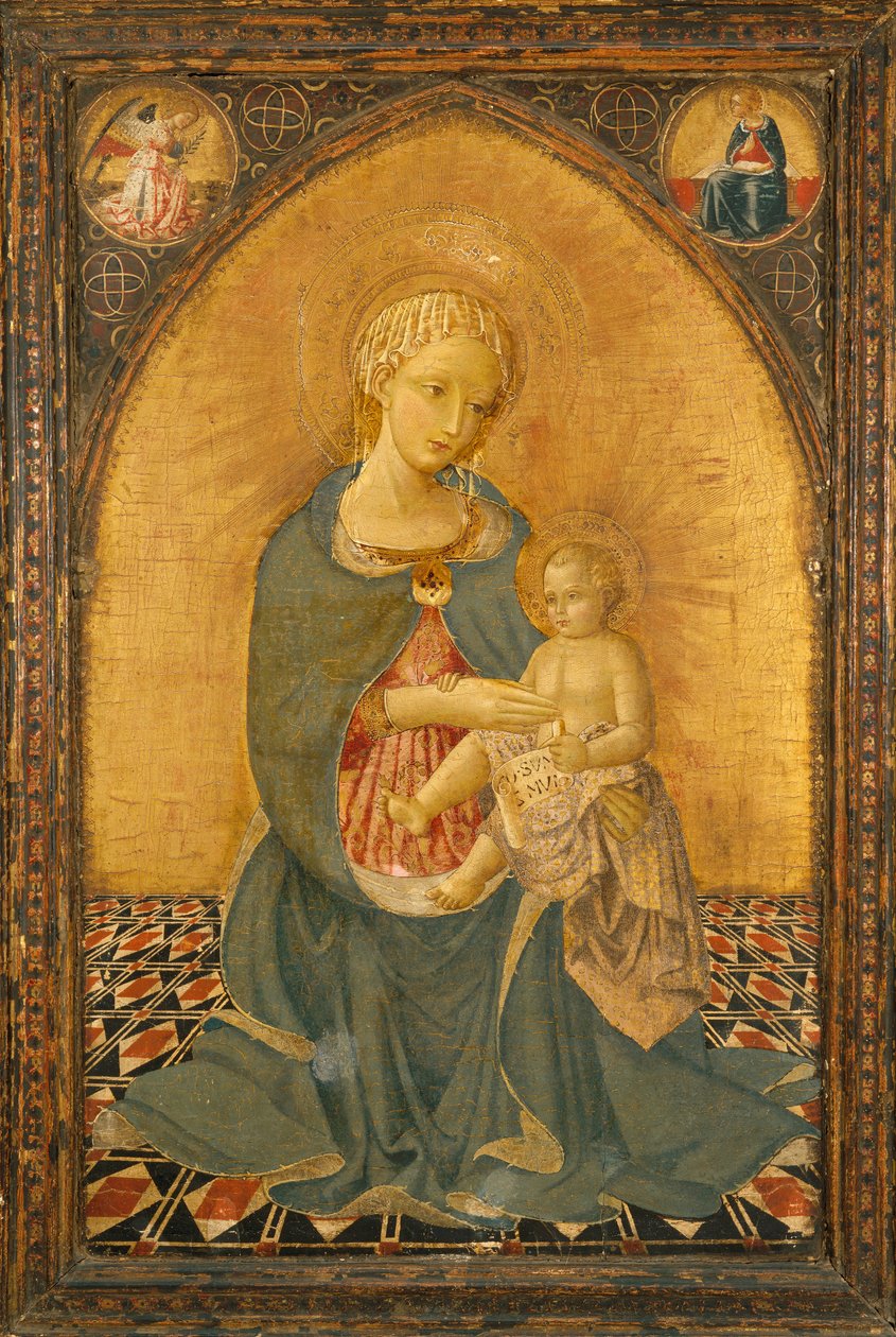 Madonna of Humility, ca. 1900 (tempera på panel) av Icilio Federico (attr. to) Joni