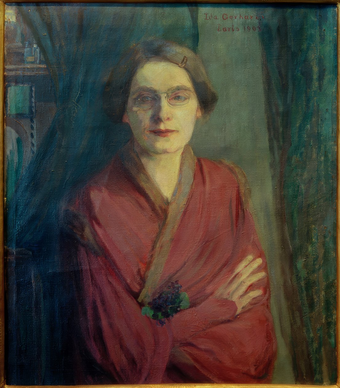 Selvportrett I. av Ida Gerhardi
