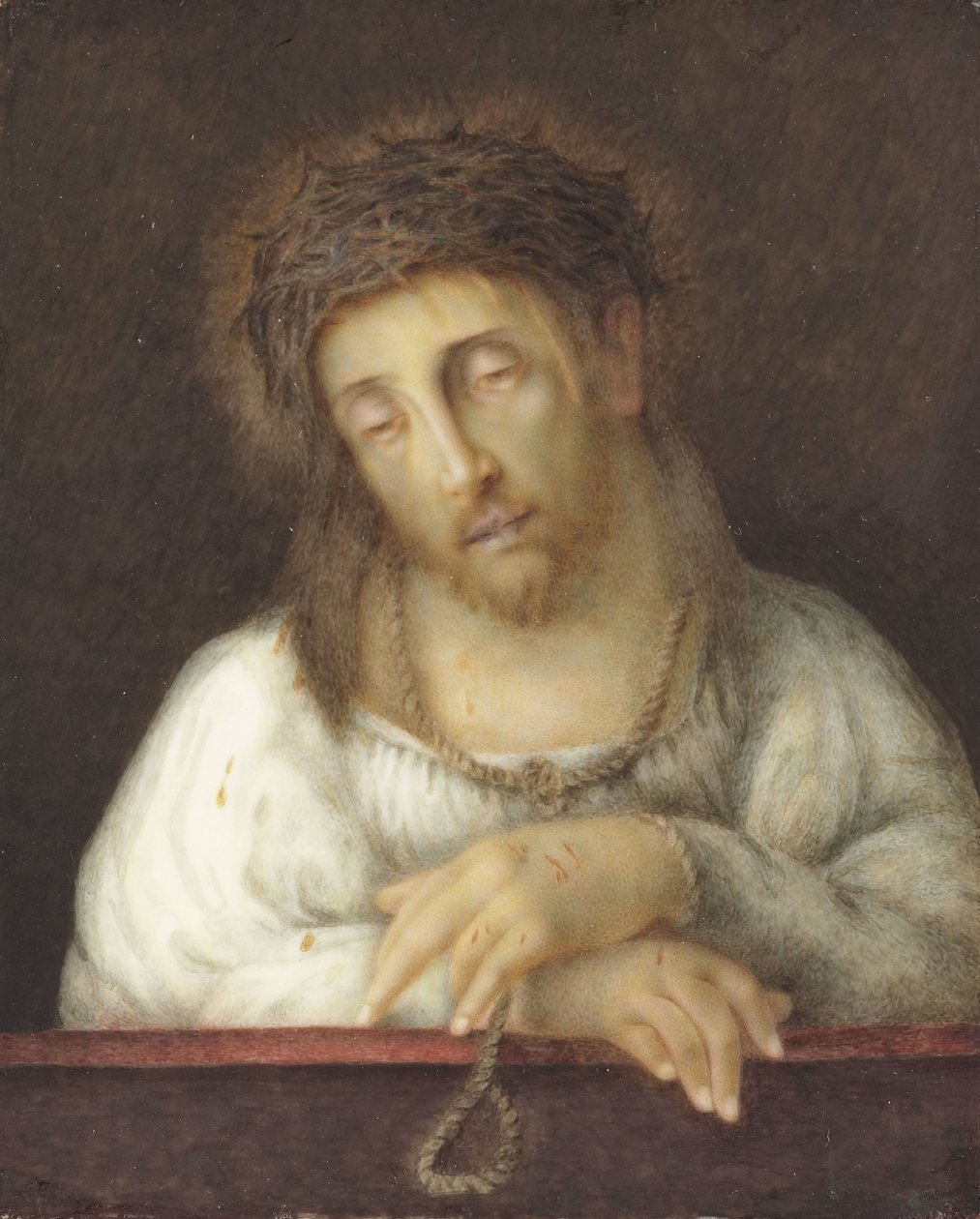 Kristus som en sorgens mann av Ida Jacoba Reigersman (attributed to)