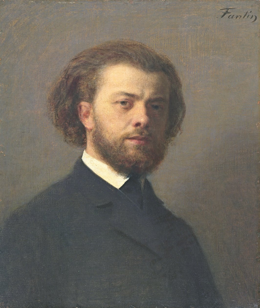 Selvportrett av Ignace Henri Jean Fantin Latour