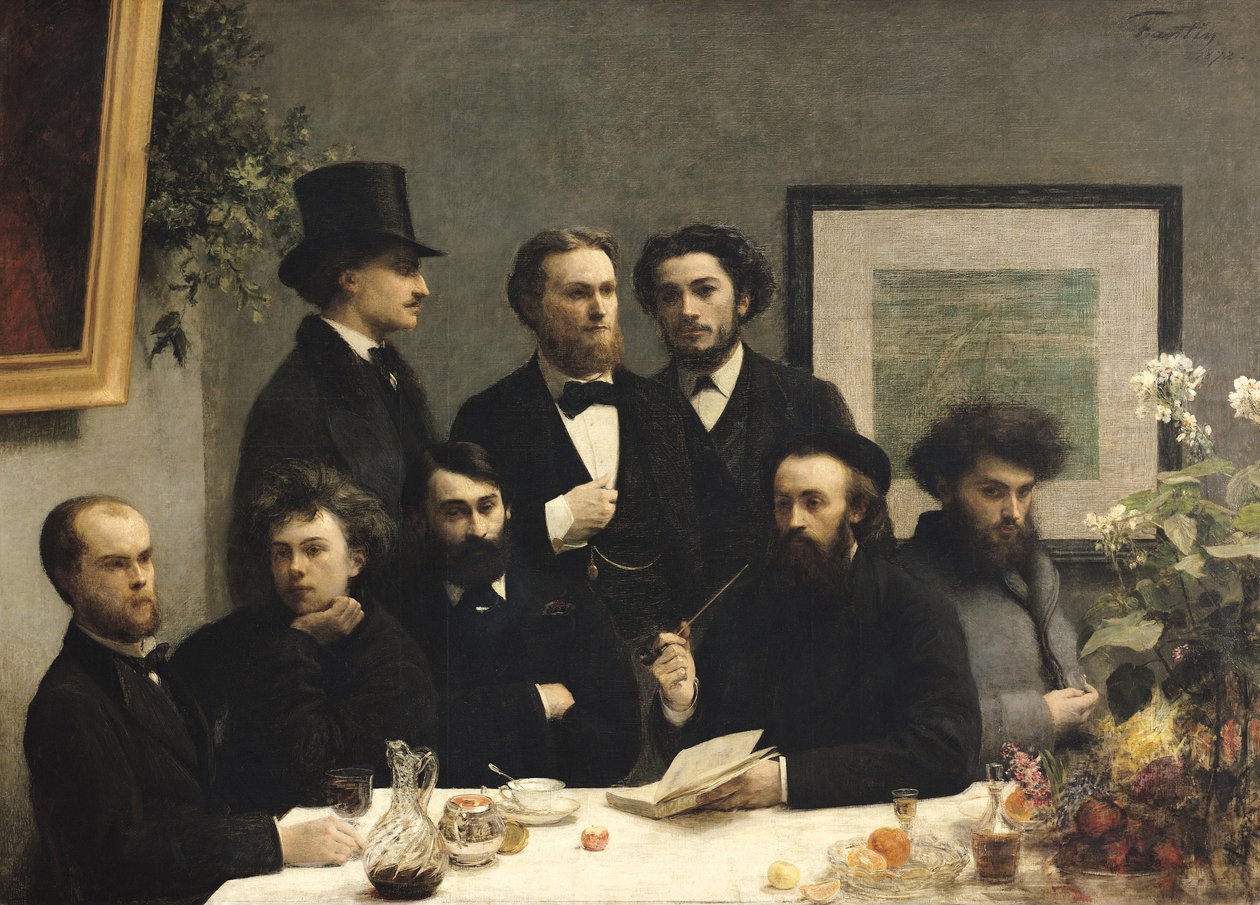 Et hjørne av bordet av Ignace Henri Jean Fantin Latour