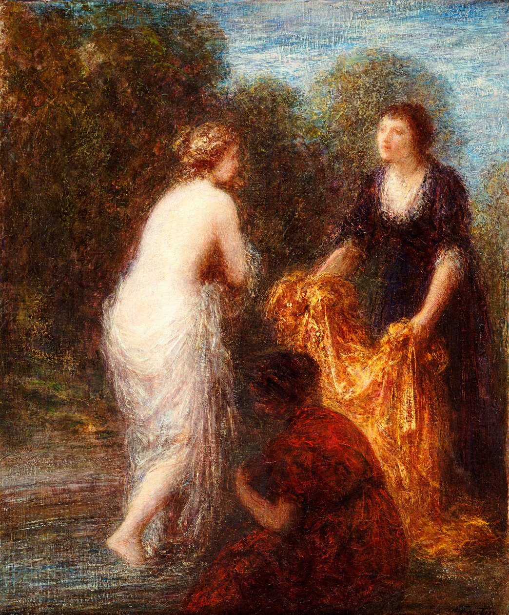 Etter badet av Ignace Henri Jean Fantin Latour