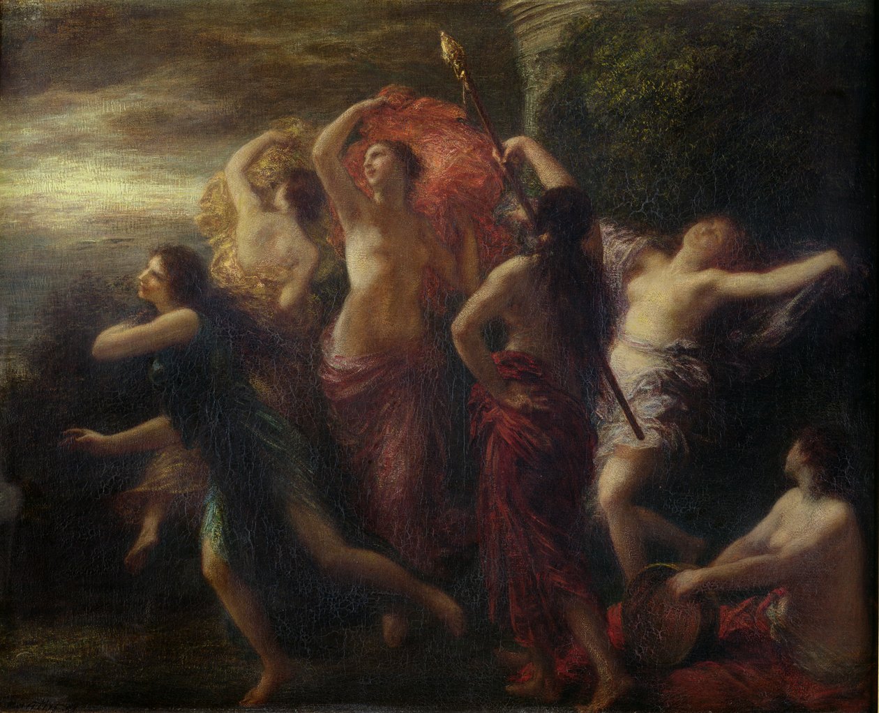 Dansere, 1891 av Ignace Henri Jean Fantin Latour