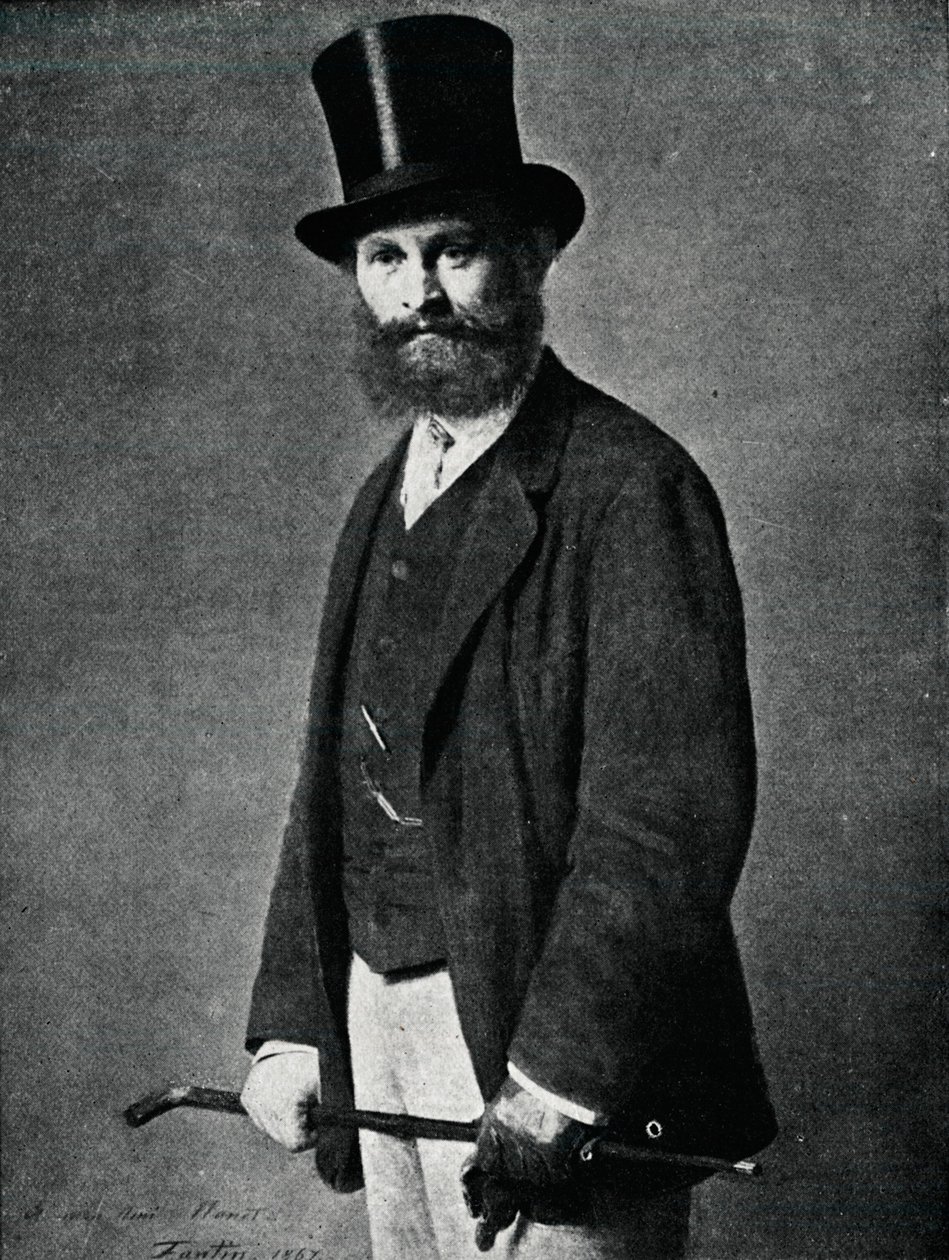 Edouard Manet. Fra portrettet av Fantin-Latour, 1901 av Ignace Henri Jean Fantin Latour