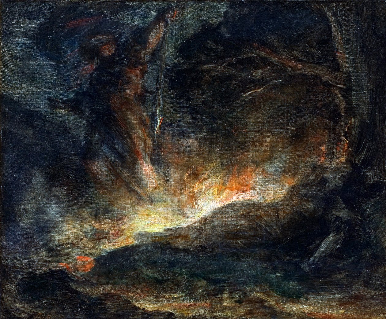Slutten av valkyrien, 1877 av Ignace Henri Jean Fantin Latour