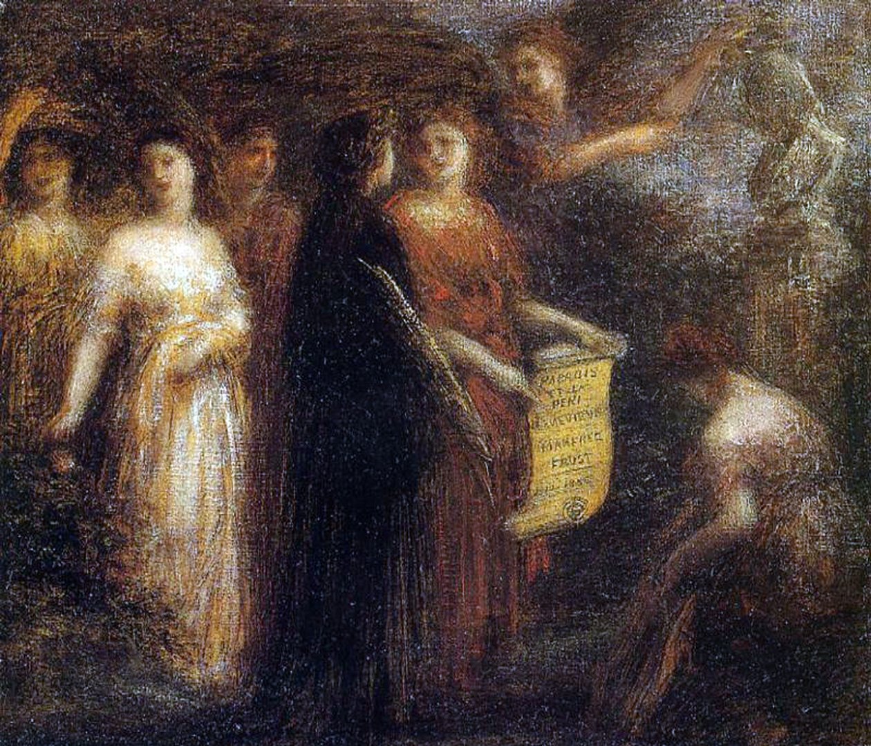 Homage til Robert Schumann, ca. 1893 av Ignace Henri Jean Fantin Latour