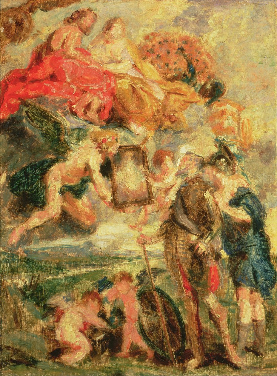 Hyllest til Rubens (se 17689) av Ignace Henri Jean Fantin Latour