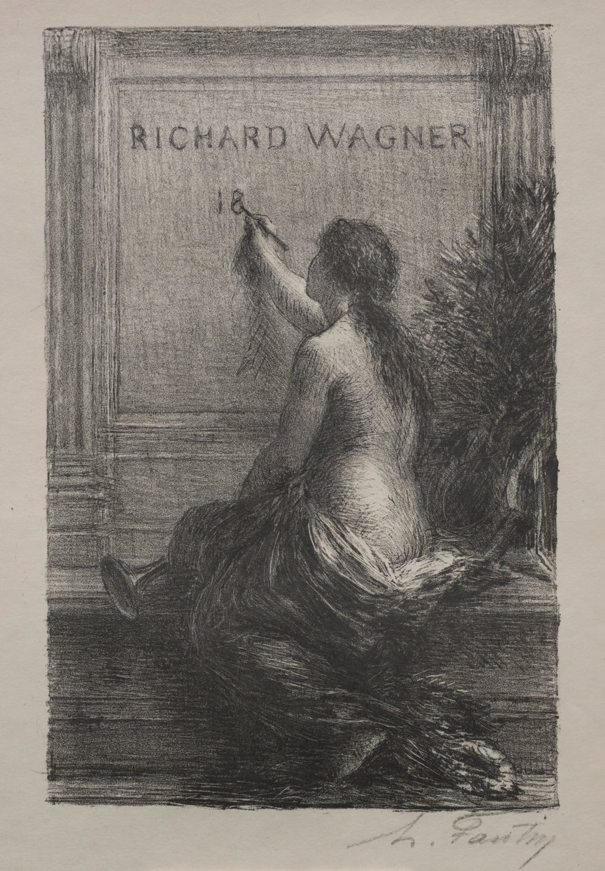Udødelighet, 1886. av Ignace Henri Jean Fantin Latour