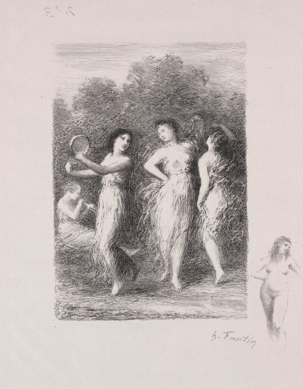 Den unge pasienten. av Ignace Henri Jean Fantin Latour