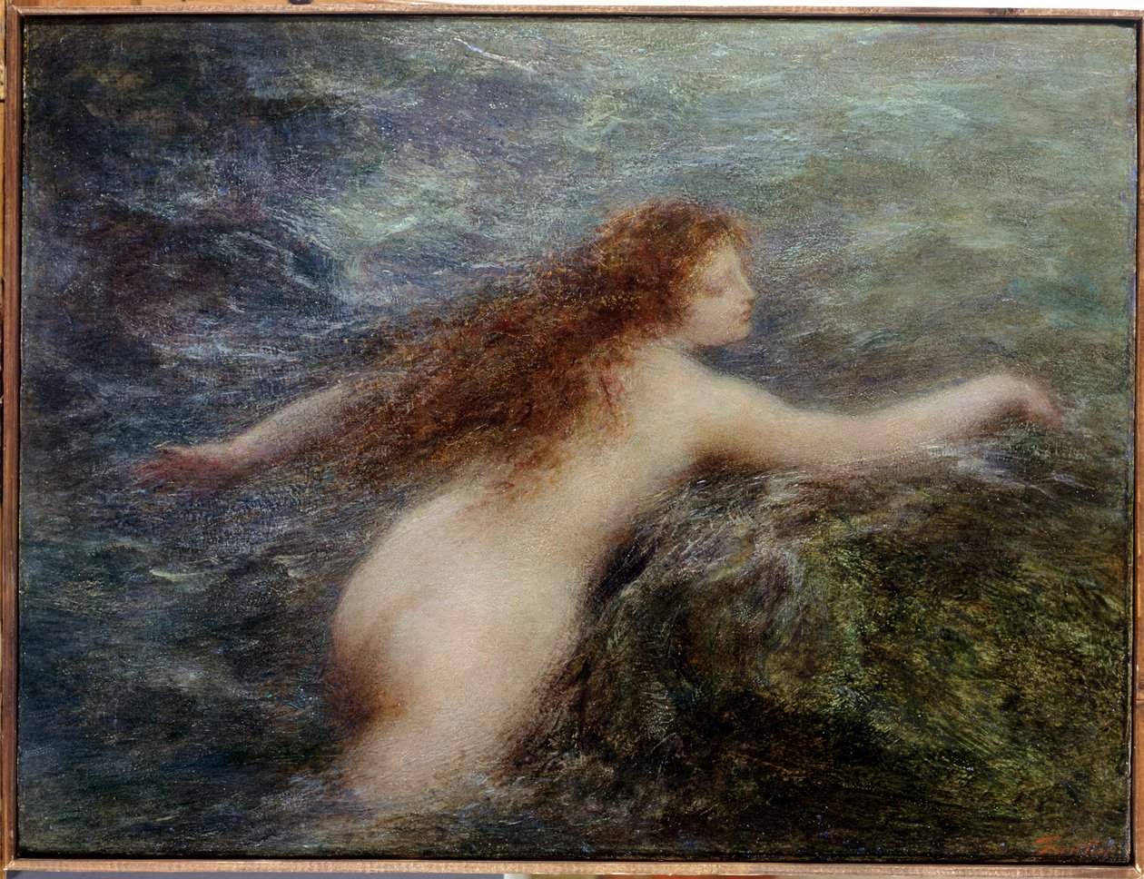 Naiade, ca. 1896 av Ignace Henri Jean Fantin Latour