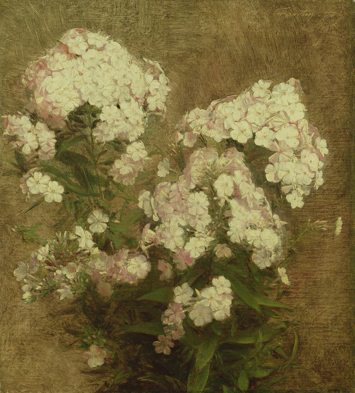 Phlox, 1870 av Ignace Henri Jean Fantin Latour