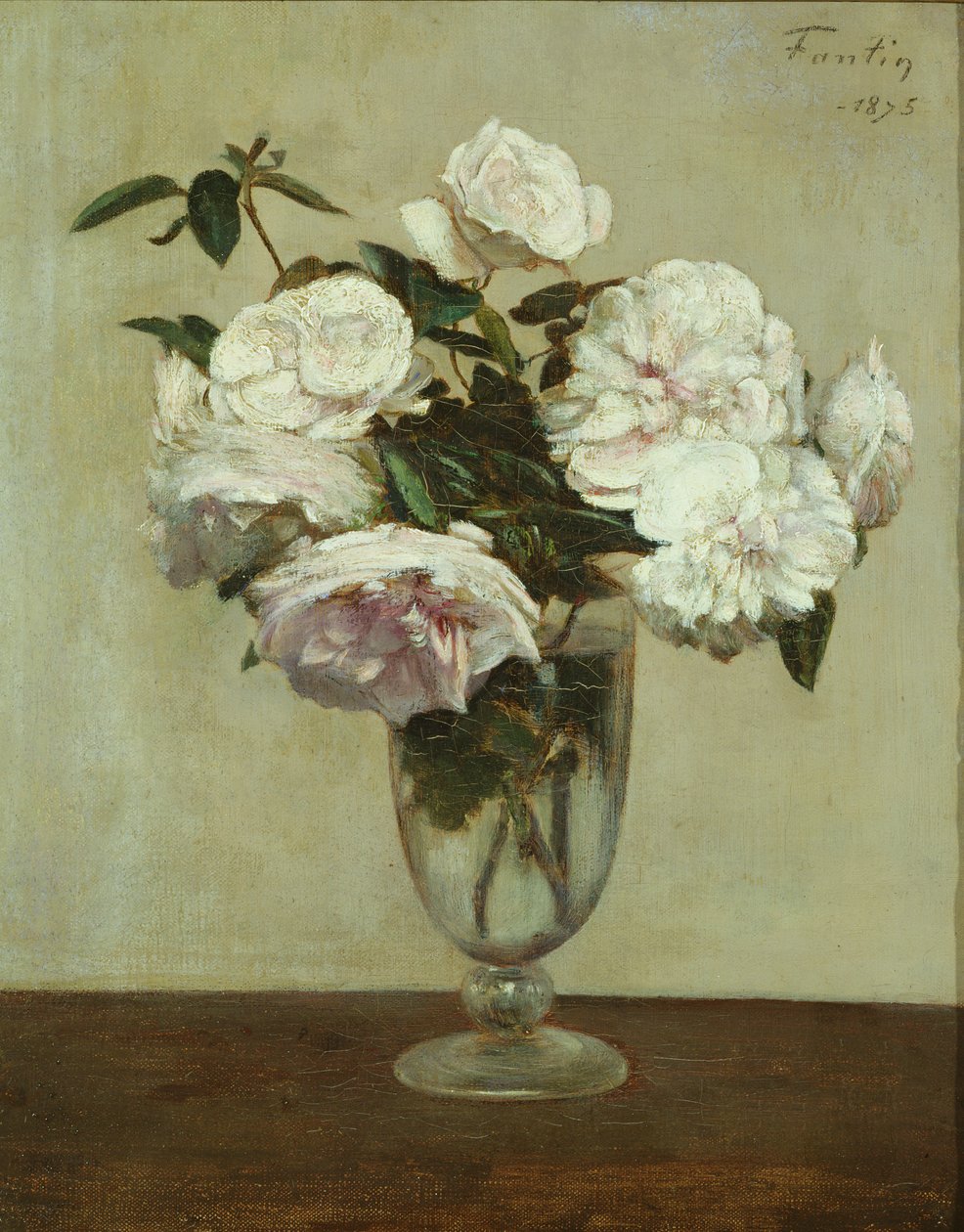 Rosa roser av Ignace Henri Jean Fantin Latour