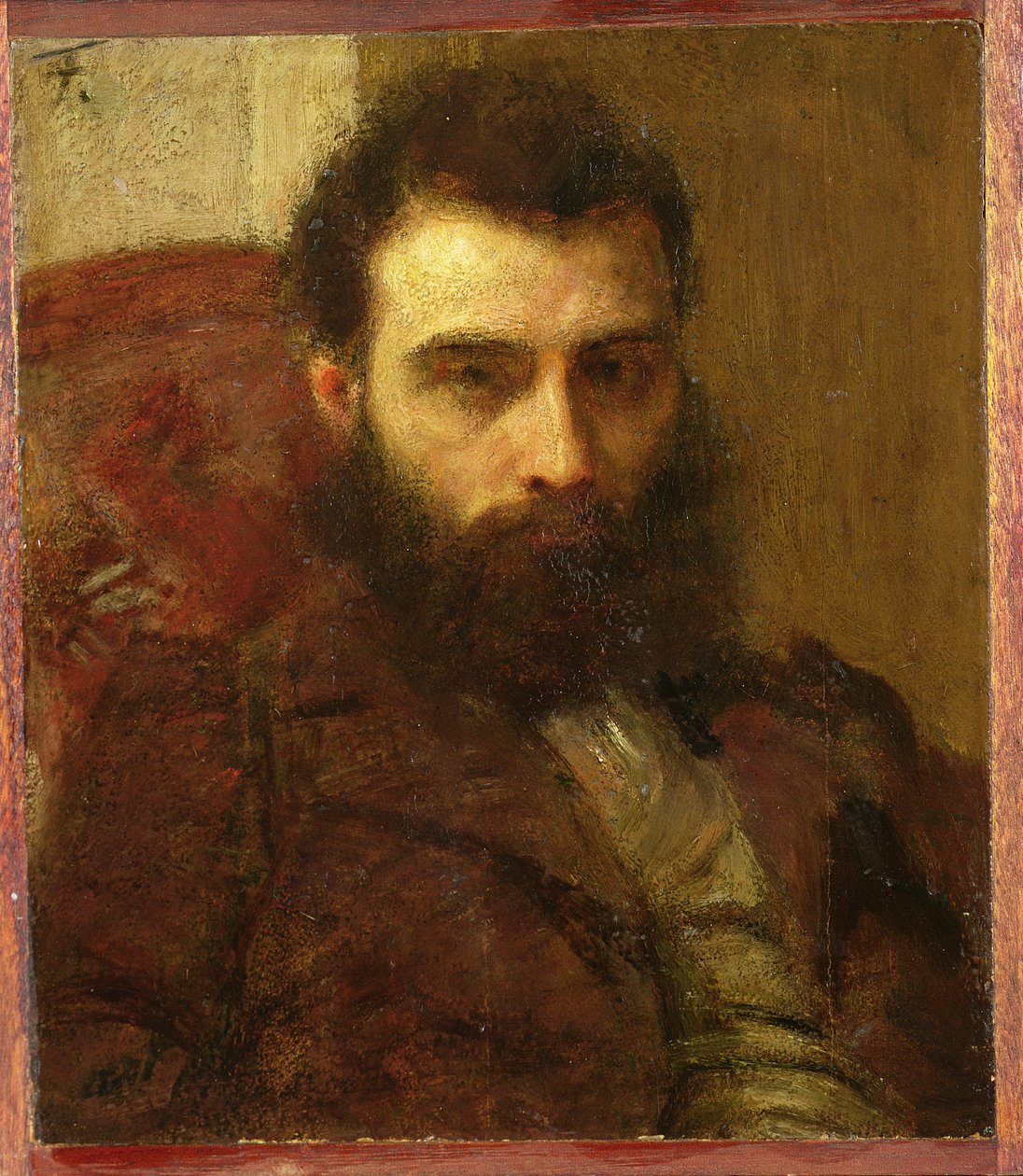 Portrett av en mann av Ignace Henri Jean Fantin Latour
