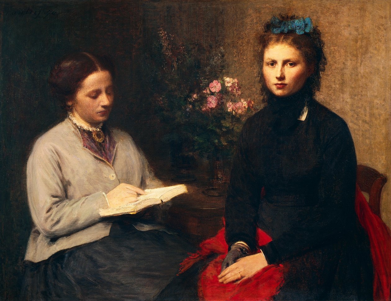 Lesning av Ignace Henri Jean Fantin Latour