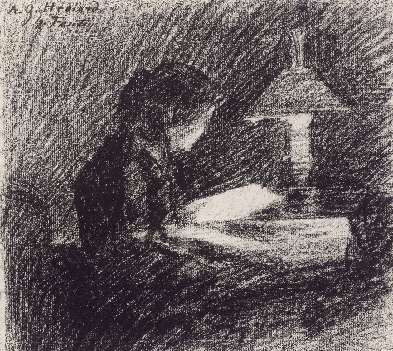Lesning av Ignace Henri Jean Fantin Latour