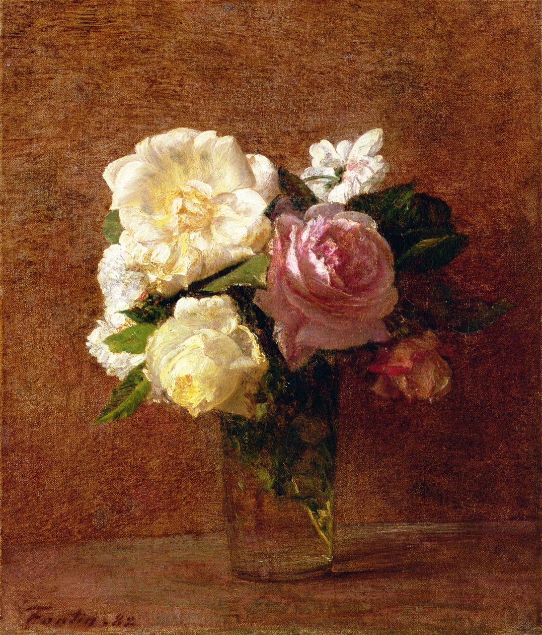 Roser, 1882 av Ignace Henri Jean Fantin Latour