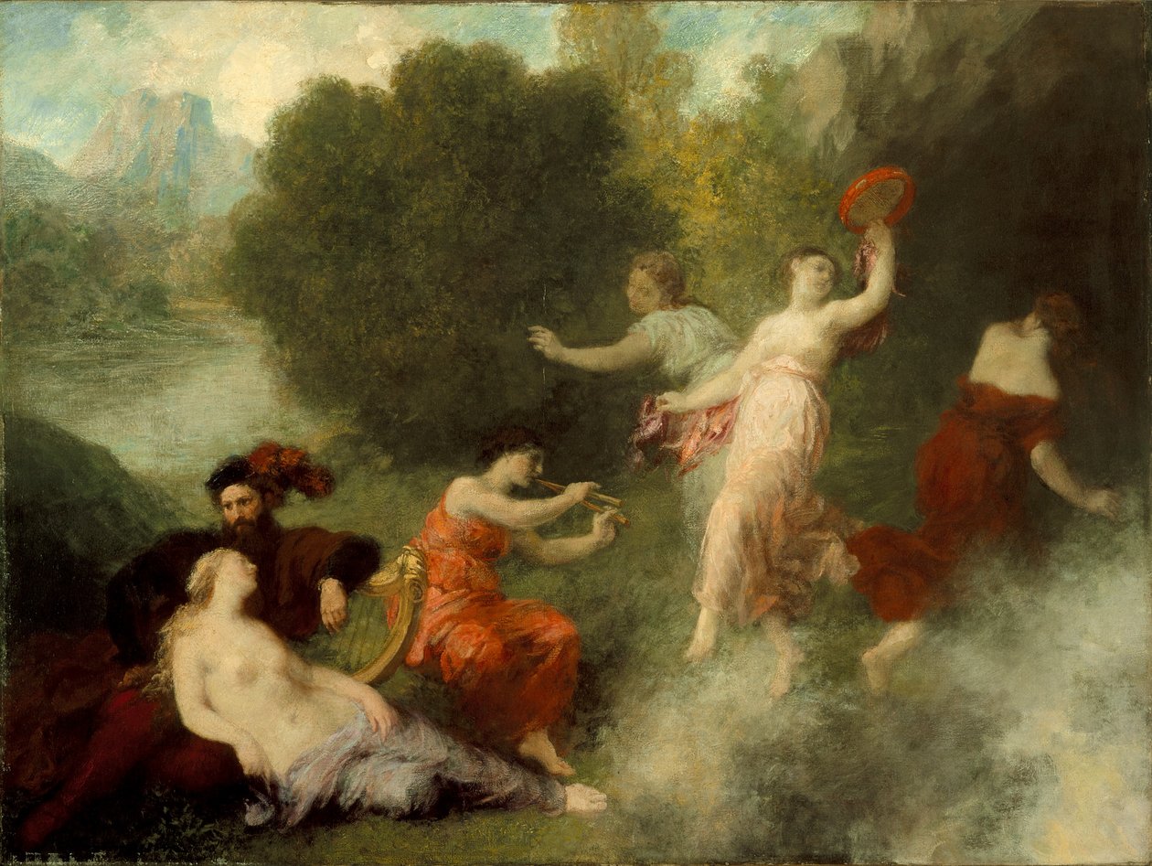Tannhäuser på Venusberg, 1864 av Ignace Henri Jean Fantin Latour