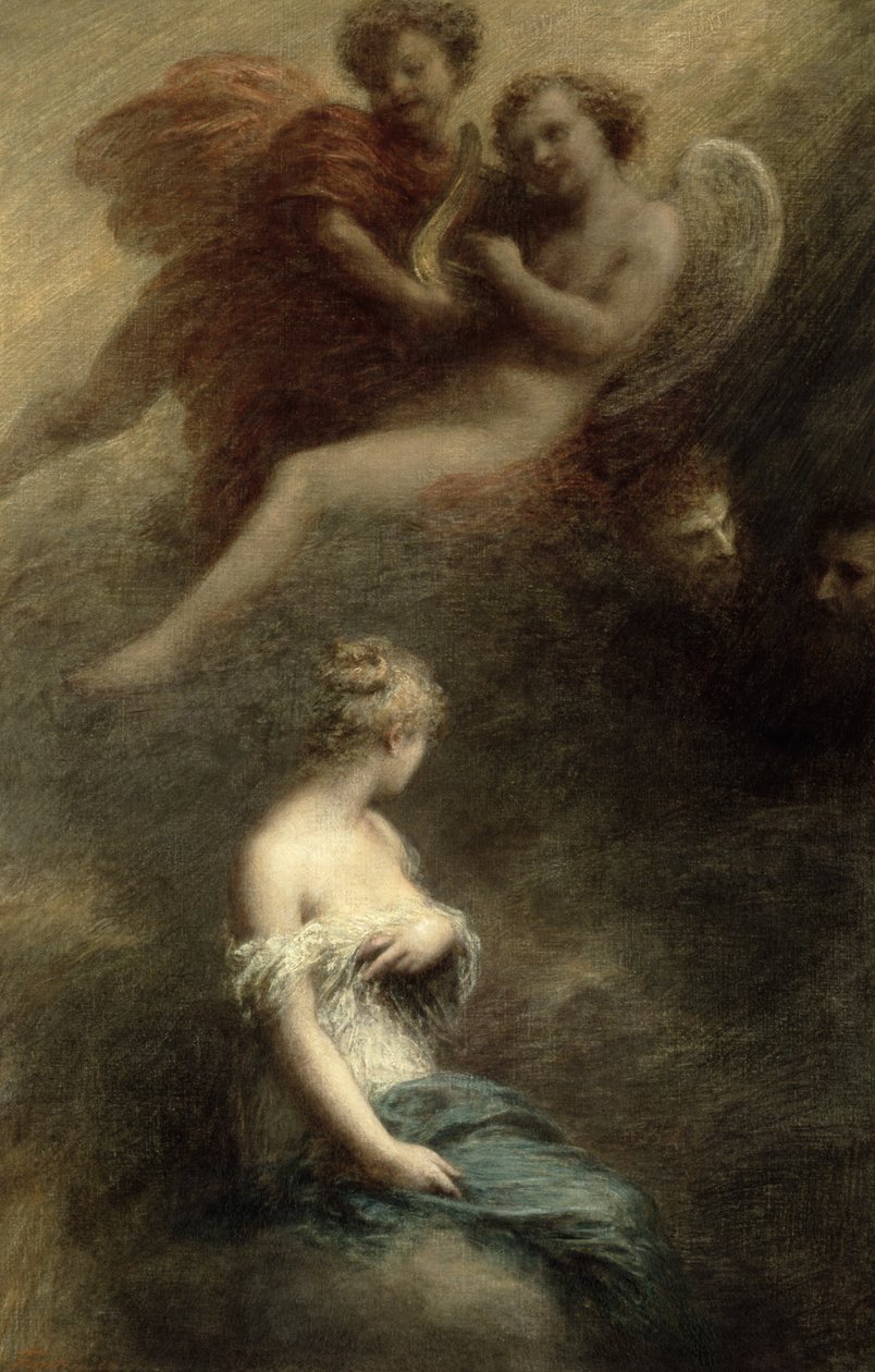 The Damnation of Faust, 1888 av Ignace Henri Jean Fantin Latour