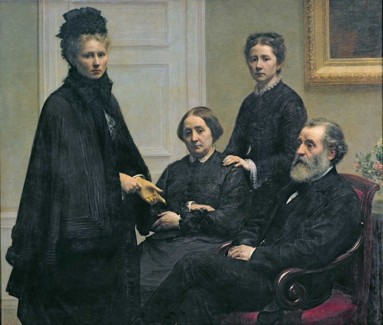 Familien Dubourg, 1878 av Ignace Henri Jean Fantin Latour