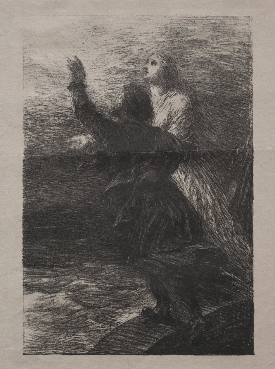 Den flyvende tyskeren. av Ignace Henri Jean Fantin Latour
