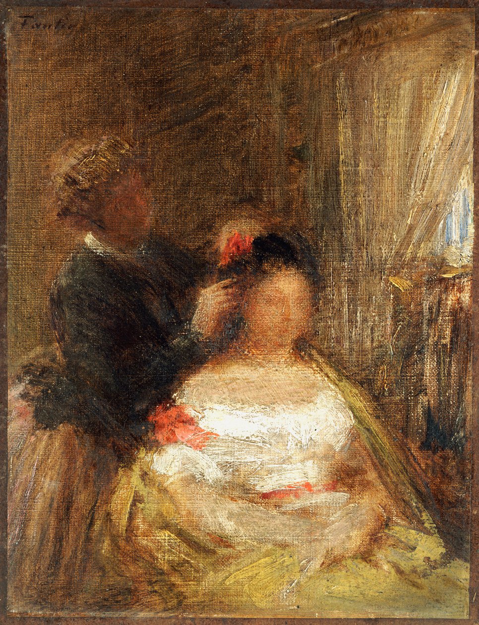 Frisøren av Ignace Henri Jean Fantin Latour
