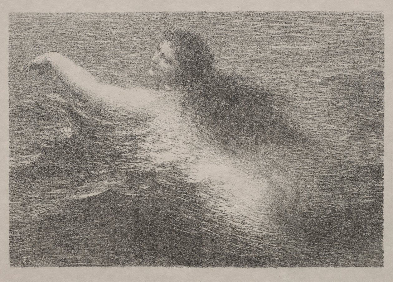 Vanngeniet, 1896. av Ignace Henri Jean Fantin Latour