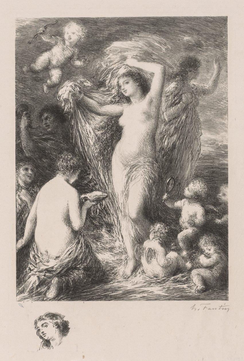 Venus Anadyomene, 1898. av Ignace Henri Jean Fantin Latour