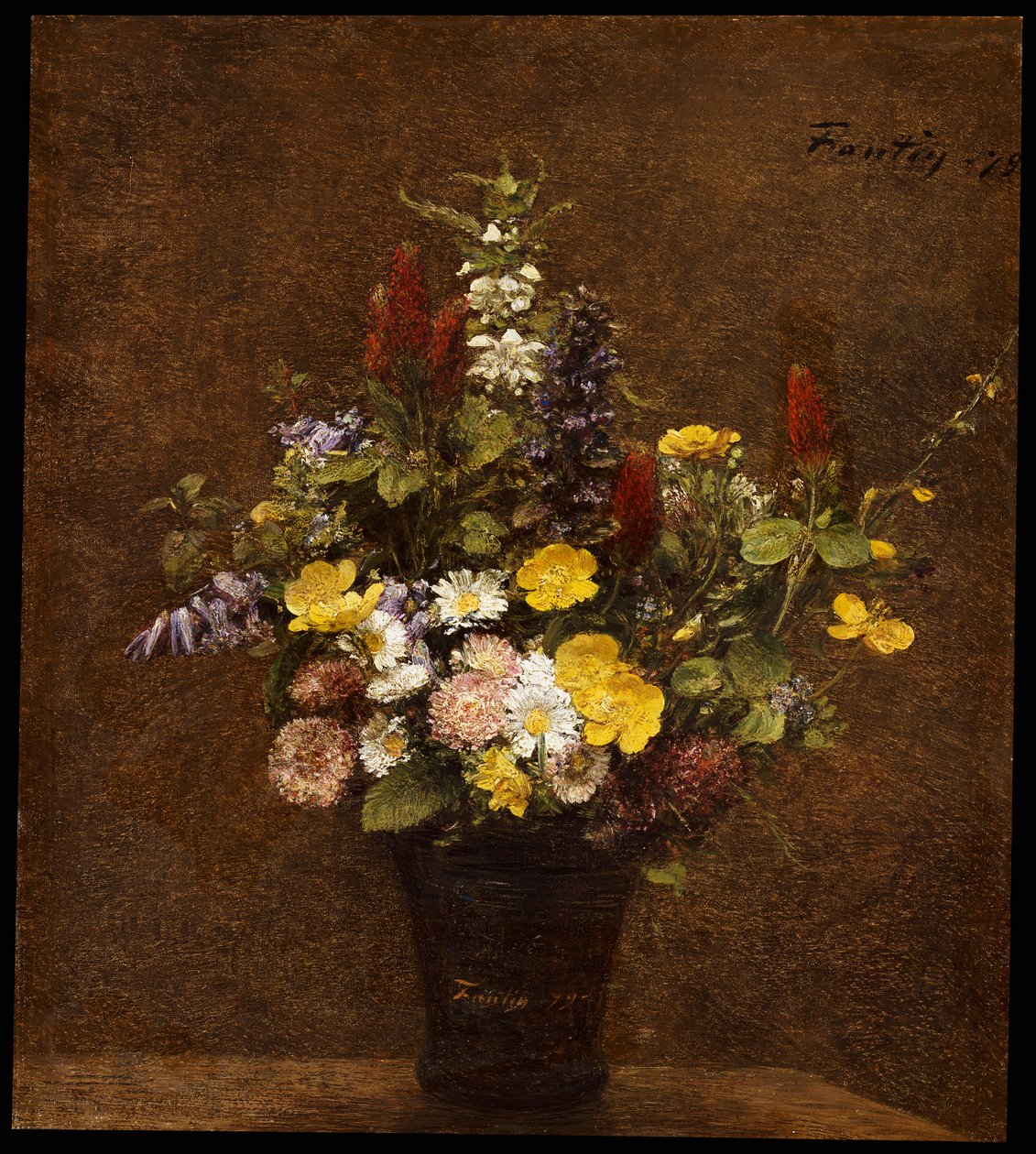Ville blomster av Ignace Henri Jean Fantin Latour