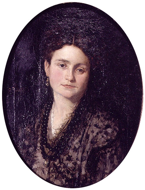 Portrett av Teresa Martinez av Ignacio Pinazo Camarlench