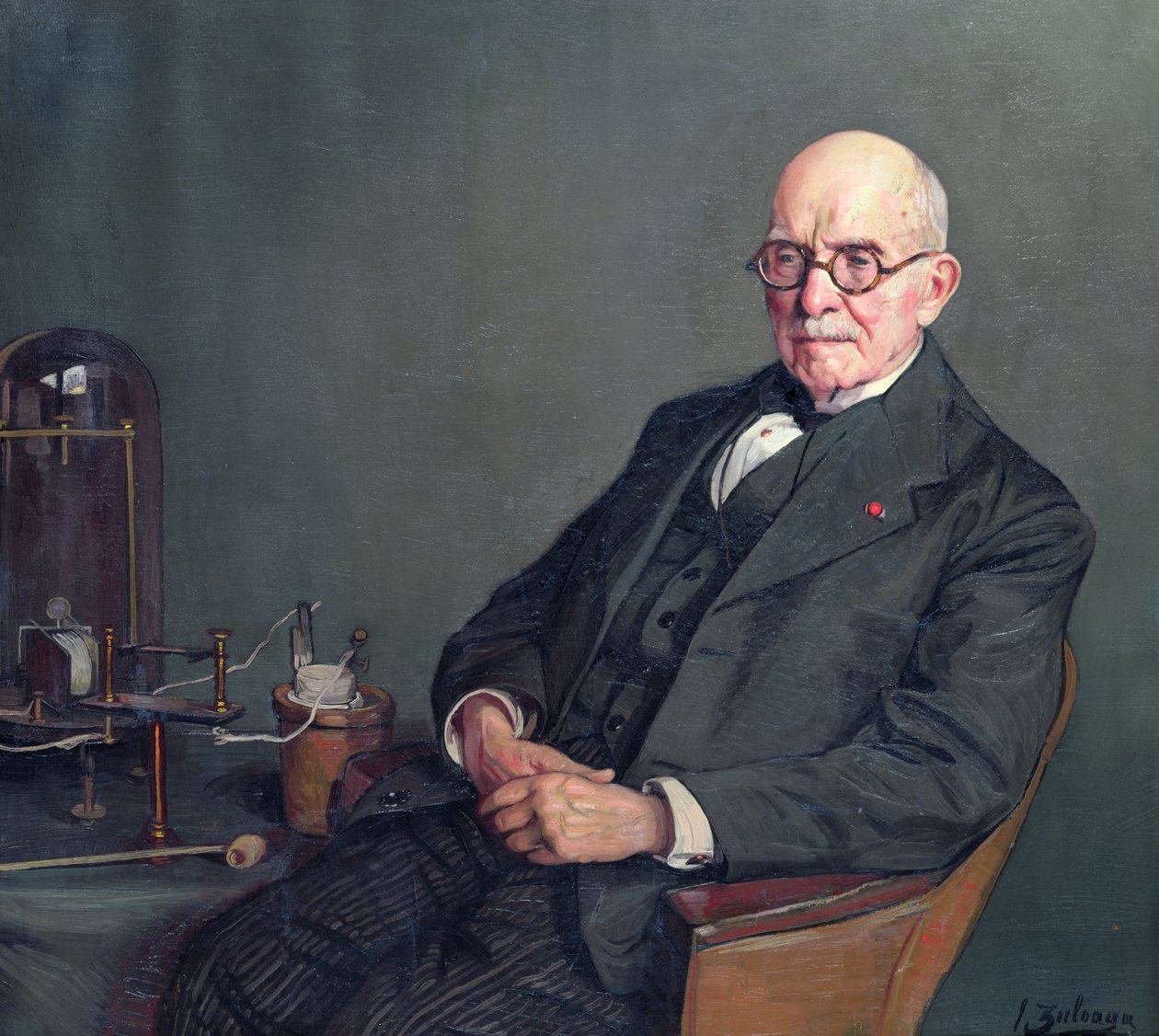 Portrett av Edouard Branly (1844-1940) av Ignacio Zuloaga y Zabaleta