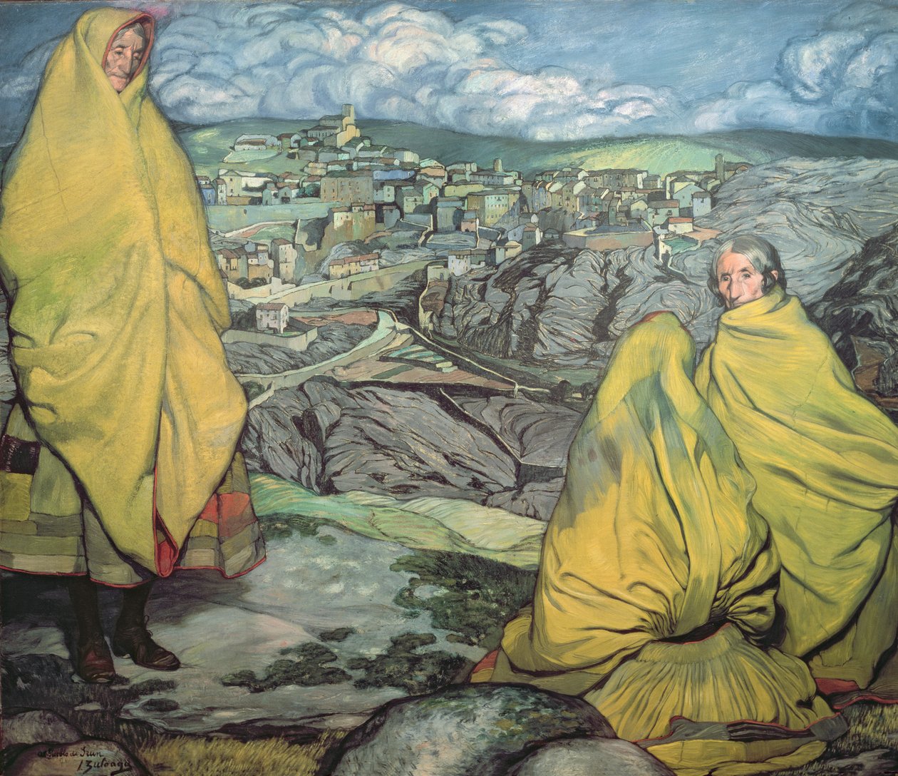 Kvinner fra Sepulveda, 1909 av Ignacio Zuloaga y Zabaleta