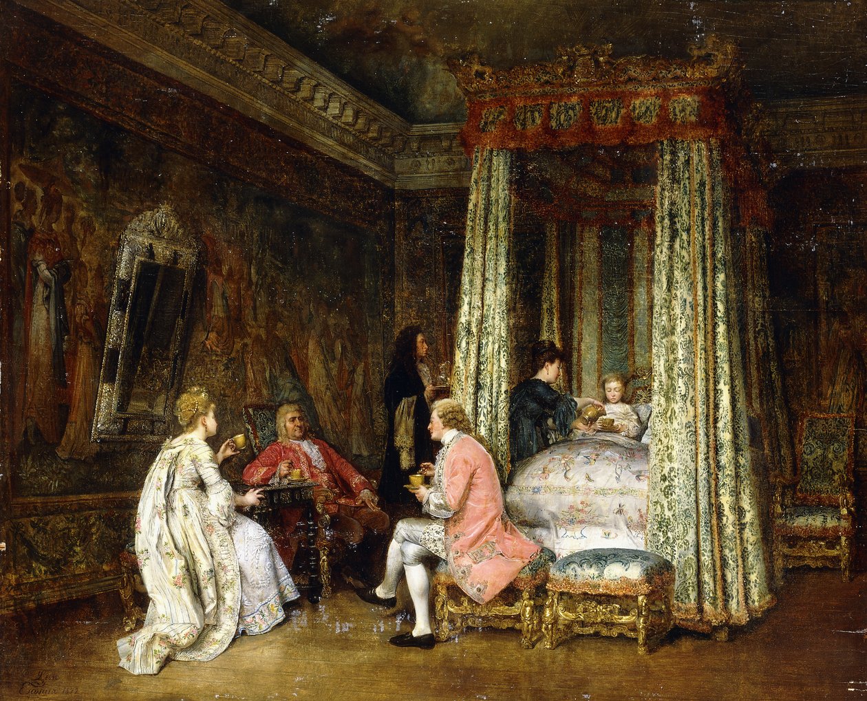I prinsens kammer, 1872 av Ignacio Leon y Escosura