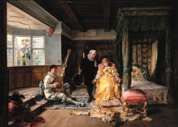Legebesøket av Ignacio Leon y Escosura