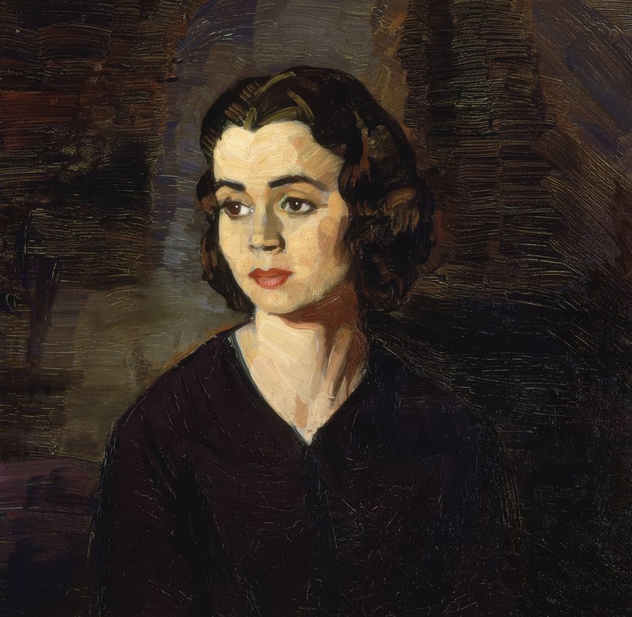 (PORTRETT AV DAME) - TYVENDE ÅRHUNDRE av Ignacio Zuloaga y Zabaleta