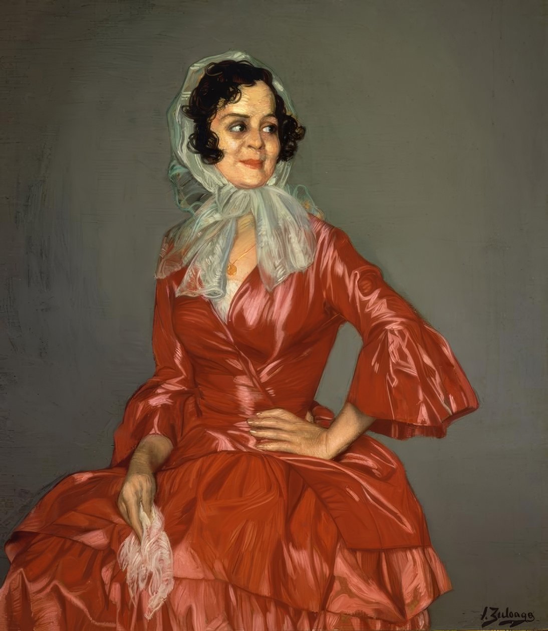 ANGUSTIAS DE RED - 1939 - O / L - 117X101 CM av Ignacio Zuloaga y Zabaleta