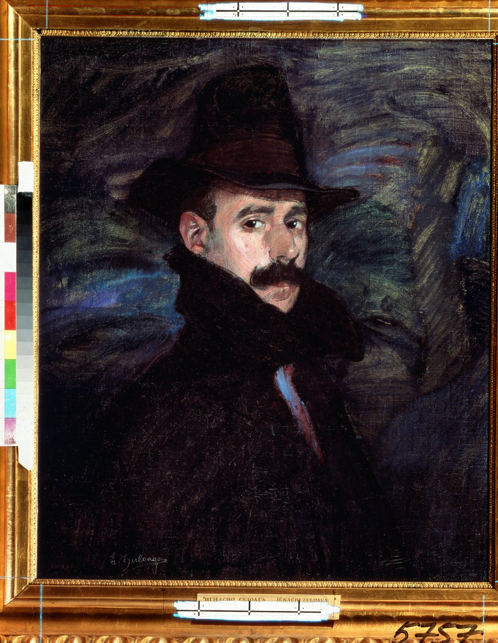 Selvportrett. Maleri av Ignacio Zuloaga y Zabaleto (1870-1945). Olje på lerret, 76 x 65 cm. Spansk kunst. Pushkin Museum of Fine Arts, Moskva. av Ignacio Zuloaga y Zabaleta
