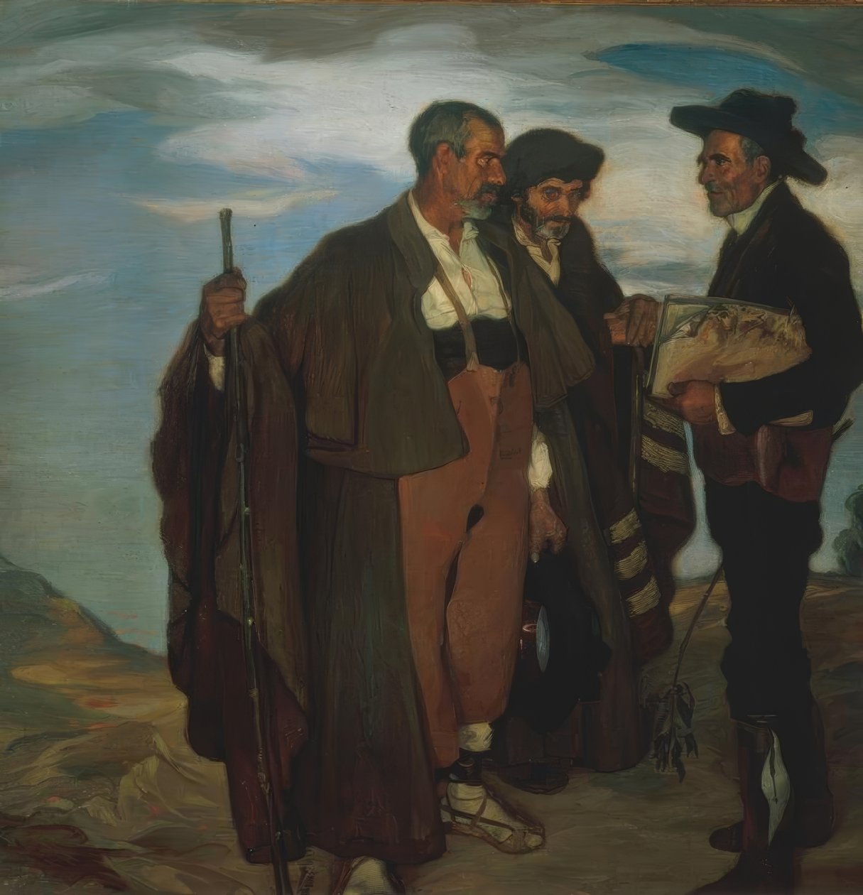 Ordføreren i Torquemada og rådmennene hans av Ignacio Zuloaga y Zabaleta