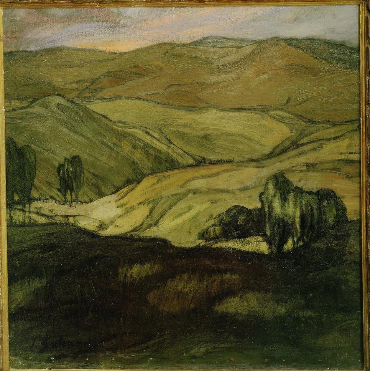 Ignacio Zuloaga / Landscape in Aragon’, 1911, Olje på lerret, 81 × 78 cm av Ignacio Zuloaga y Zabaleta