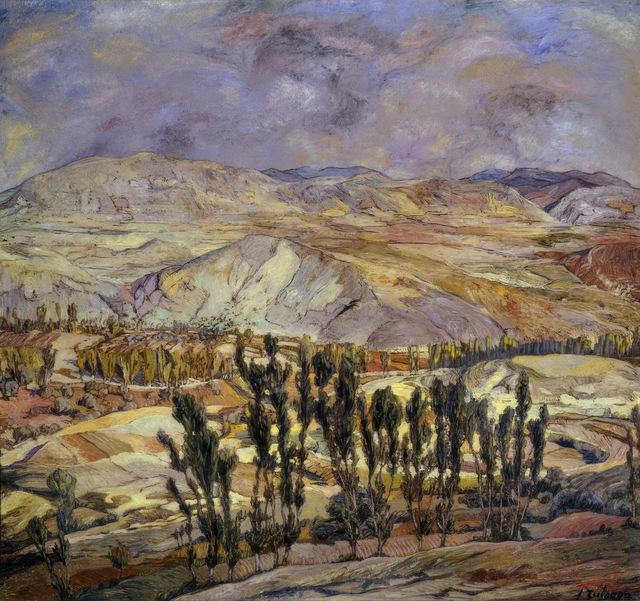 Landskap i Calatayud’, 1930, Olje på lerret, 113 × 123 cm, AS00634 av Ignacio Zuloaga y Zabaleta
