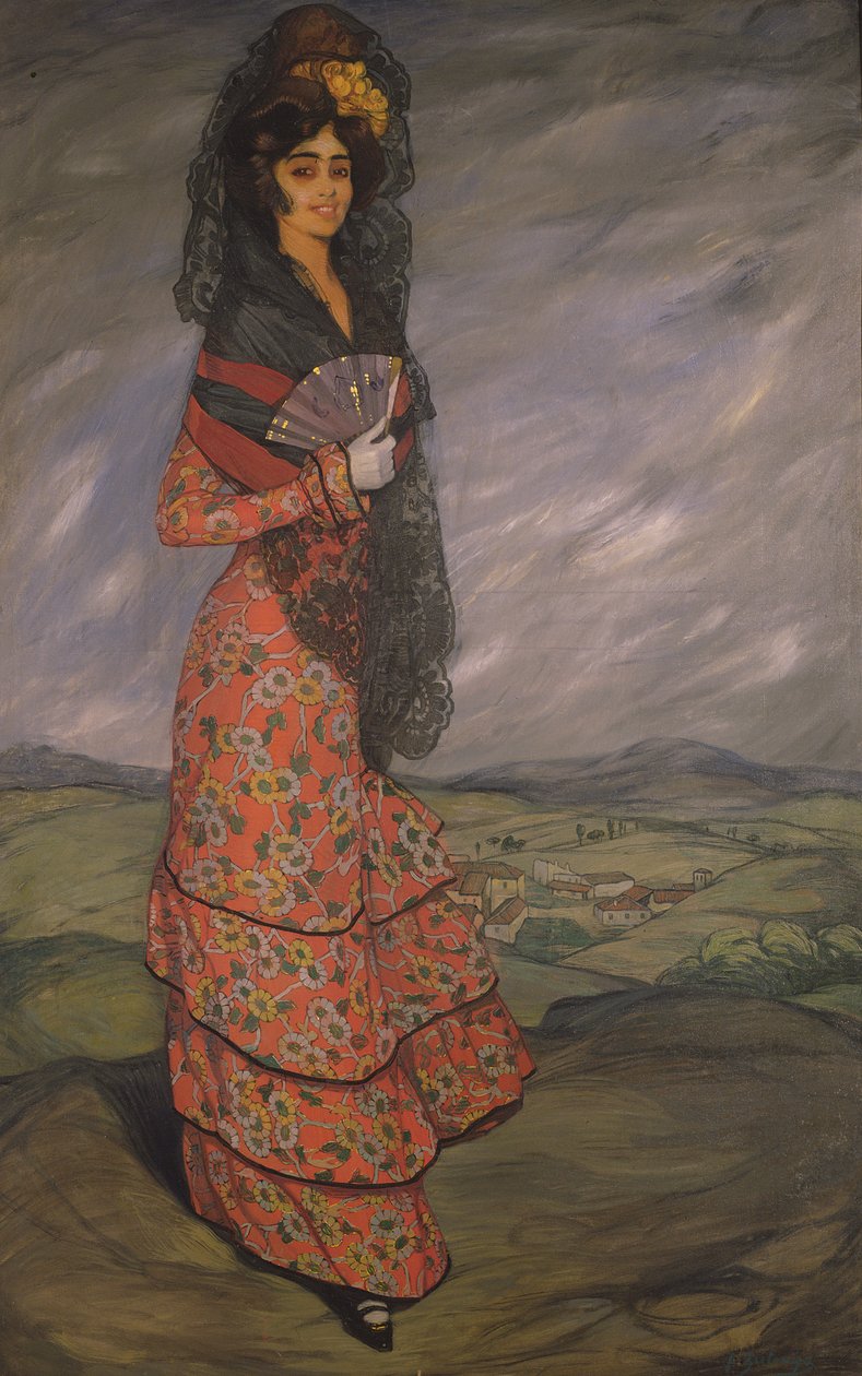 Sigøyneren Lola av Ignacio Zuloaga y Zabaleta