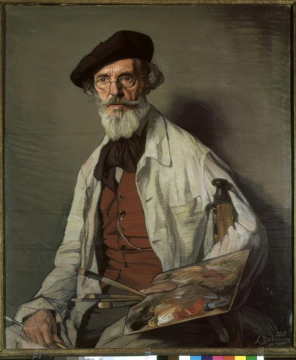Pablo Uranga, portrett / maleri av Zuloaga av Ignacio Zuloaga y Zabaleta