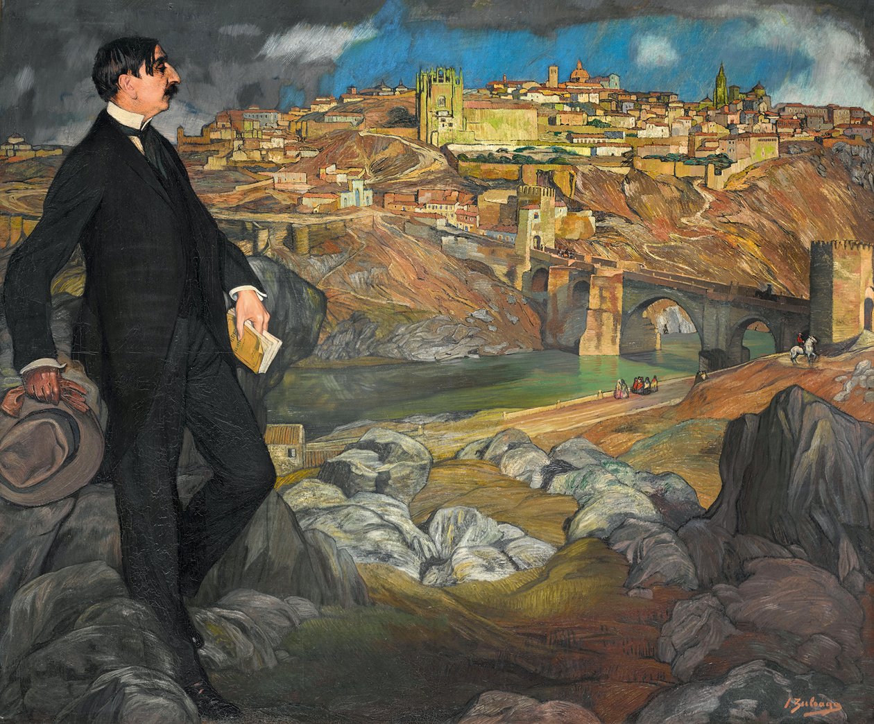 Portrett av Maurice Barres, 1913. av Ignacio Zuloaga y Zabaleta