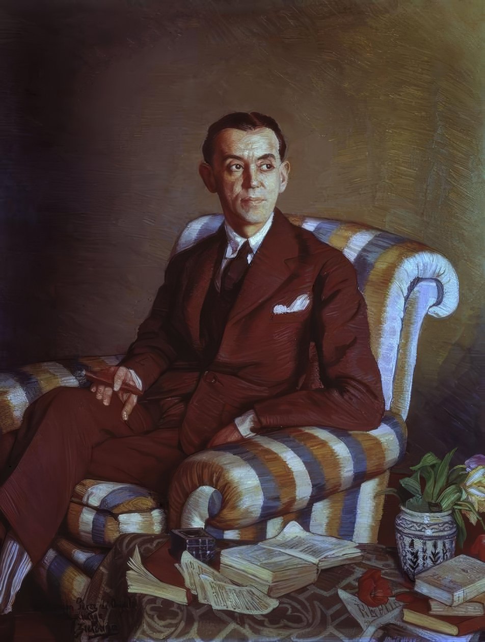 RAMON PEREZ DE AYALA - S XX. Kunstner: IGNACIO ZULOAGA. Sted: PRIVAT SAMLING, MADRID av Ignacio Zuloaga y Zabaleta