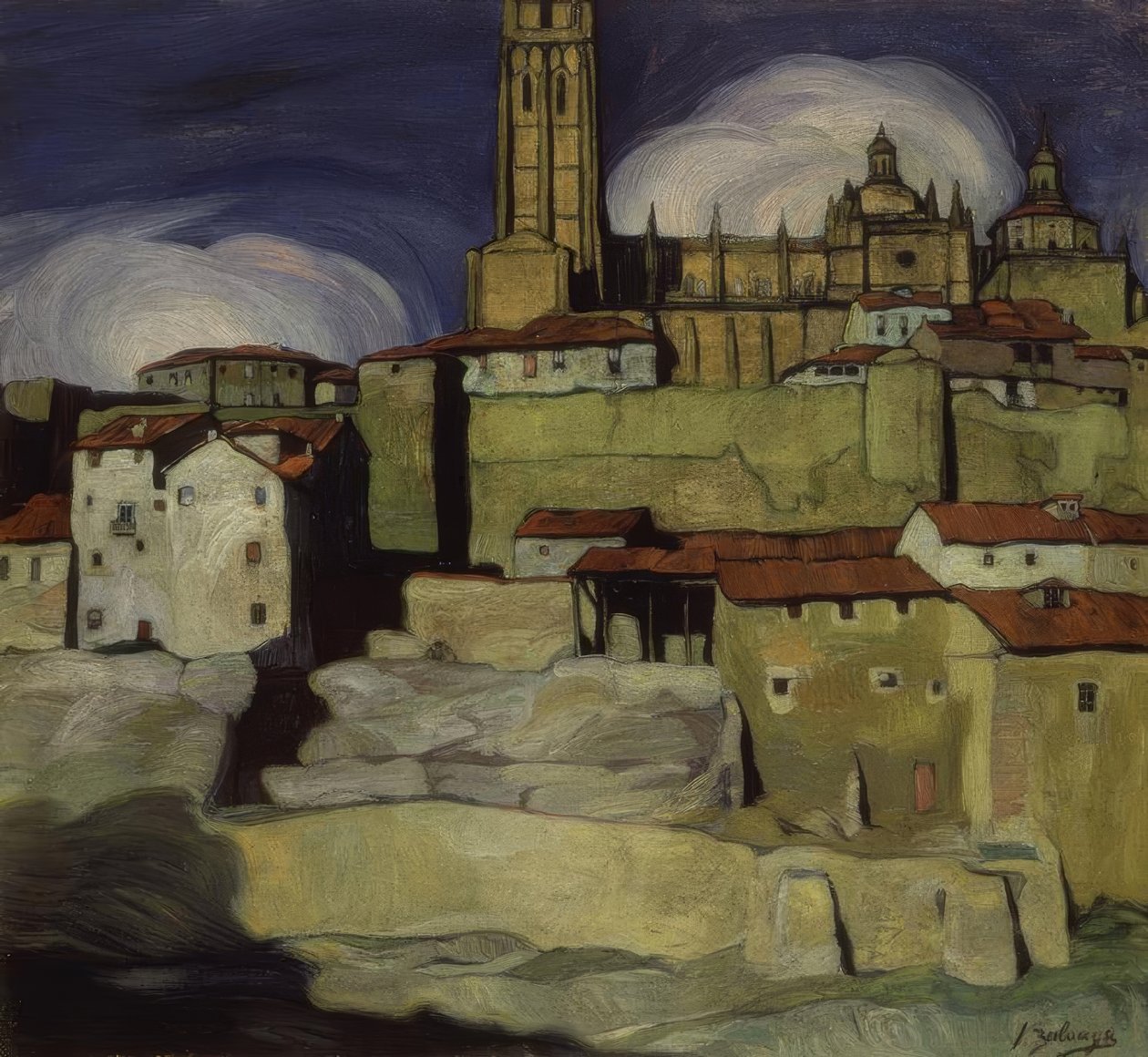 Segovia katedral – 1909 – olje på lerret – 92 × 99 cm av Ignacio Zuloaga y Zabaleta