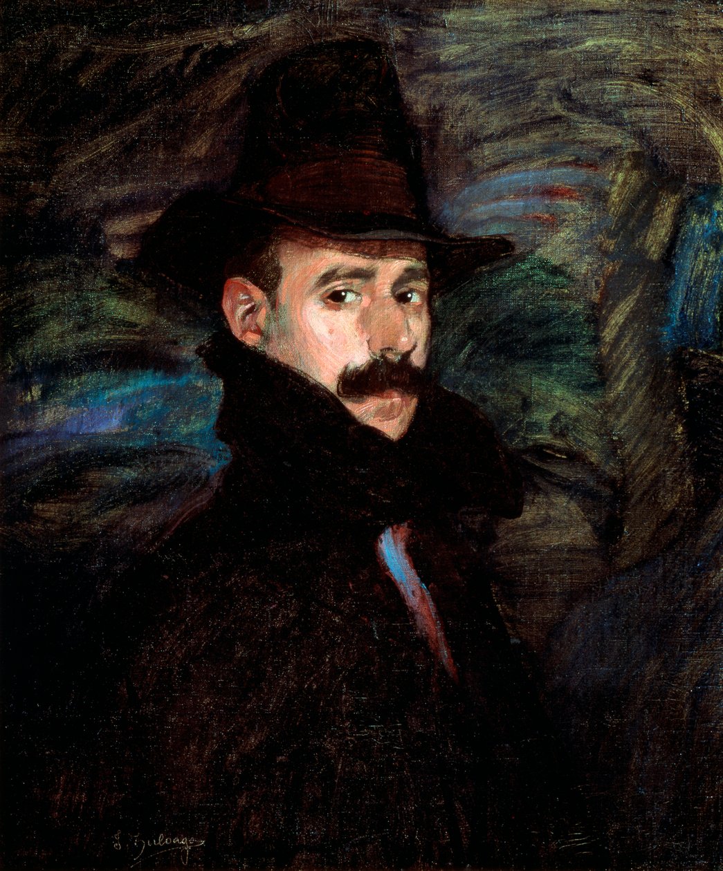 Selvportrett, 1900-tallet av Ignacio Zuloaga y Zabaleta