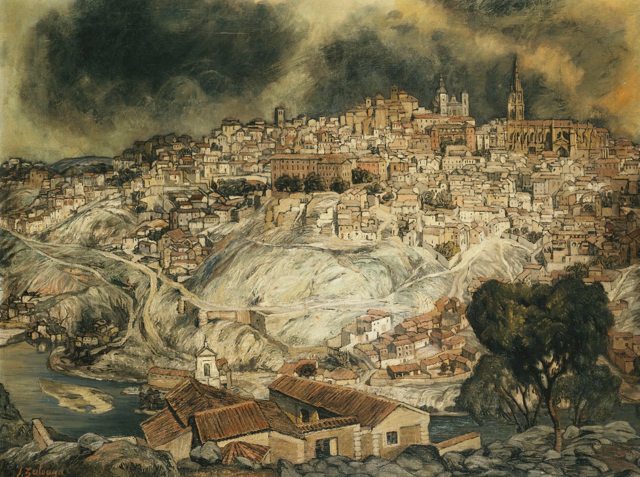 Fortet i Toledo; El Alcazar de Toledo, av Ignacio Zuloaga y Zabaleta