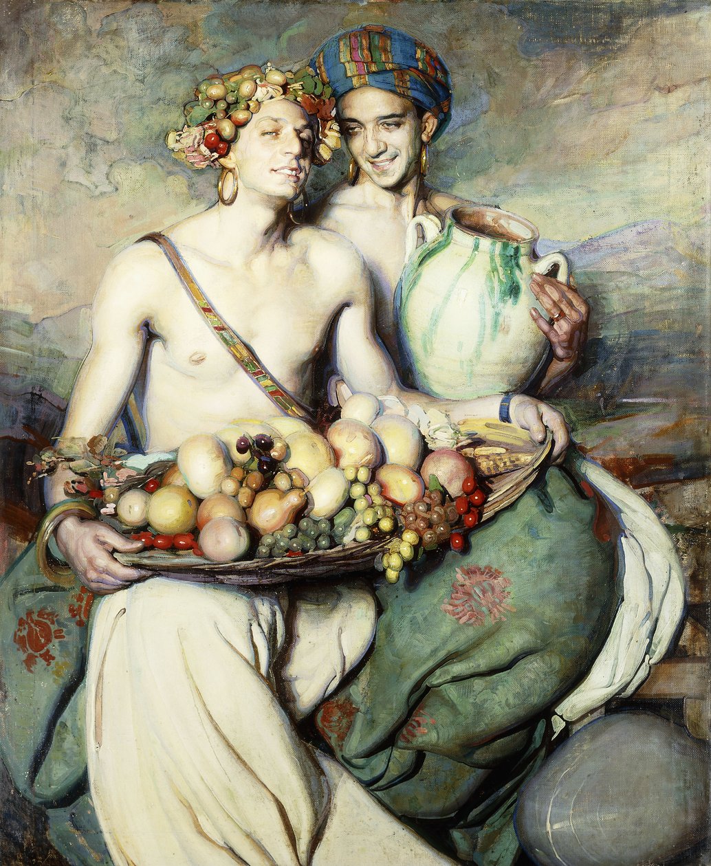 The Offer (olje på lerret) av Ignacio Zuloaga y Zabaleta
