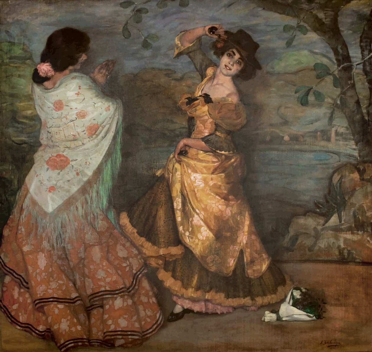 Andalusiske dansere, 1903. av Ignacio Zuloaga y Zabaleto